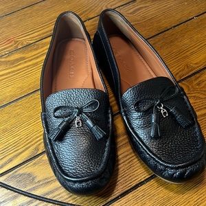 COACH LEATHER LOAFER